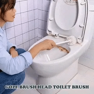 Golf Brush Head Toilet Brush