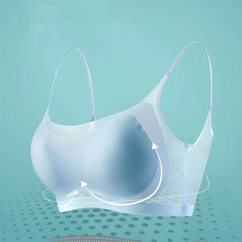 Womens Ultra-thin Size Ice Silk Comfort Bra
