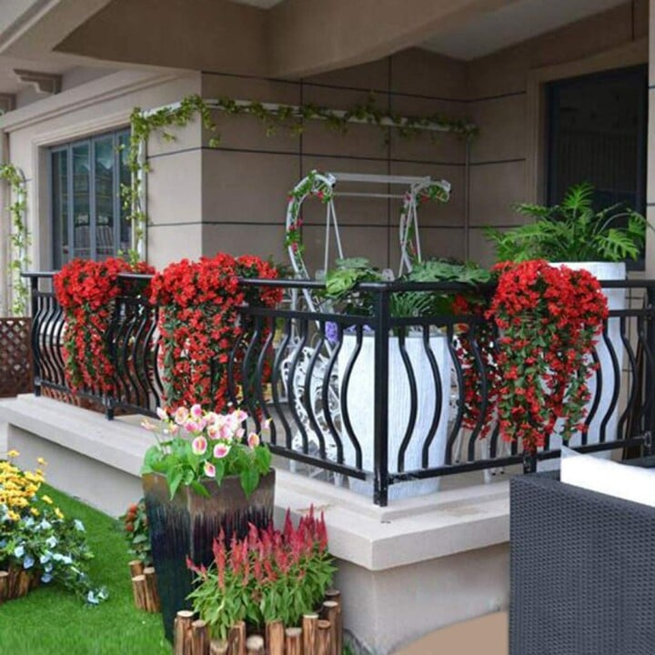 Vivid Artificial Hanging Orchid Bunch – Hot Sale 49% Off