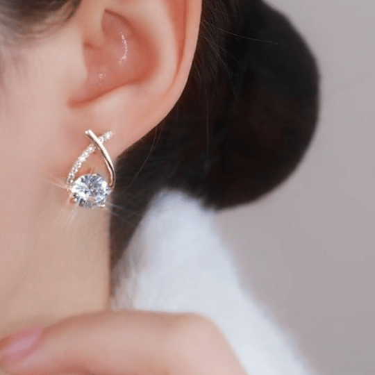 Last Day 50% Off – Diamond Round Stud Earrings