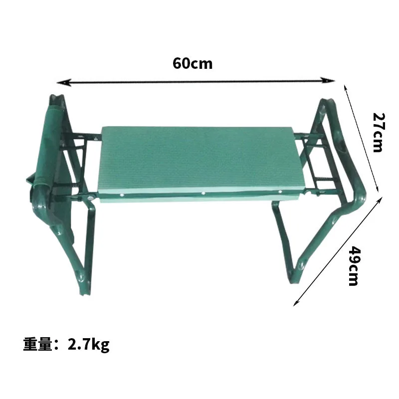 Foldable Garden Kneeler And Seat (Green)