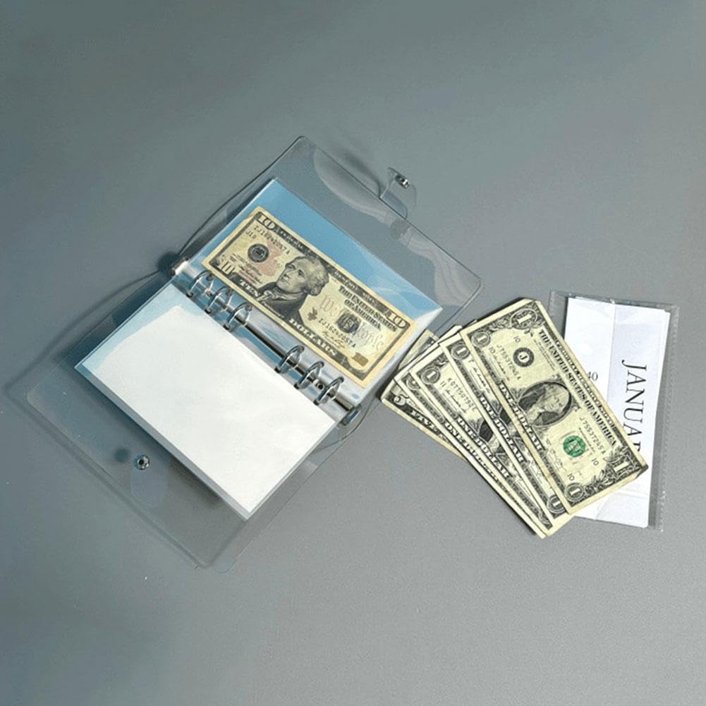12-month Envelopes Money Saving Challenge Binder