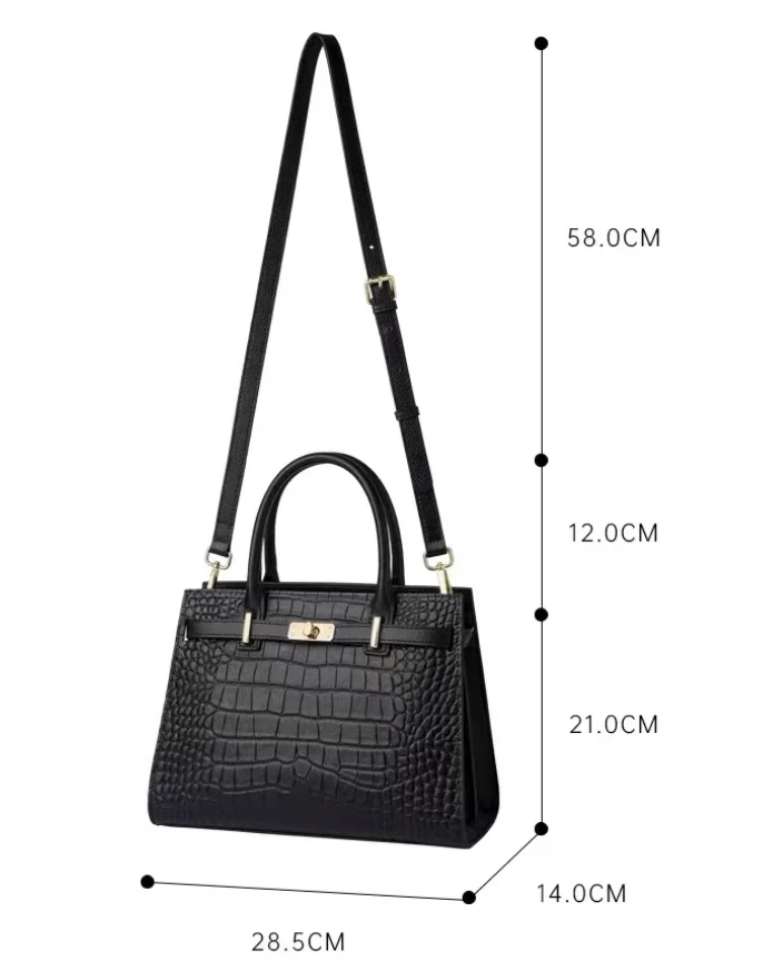 		City Trend Elegance Elite Leather Handbag	