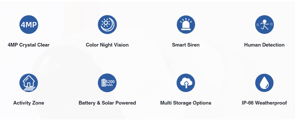 		Solar-powered Magnetic Smart Ip Outdoor Security Camera	