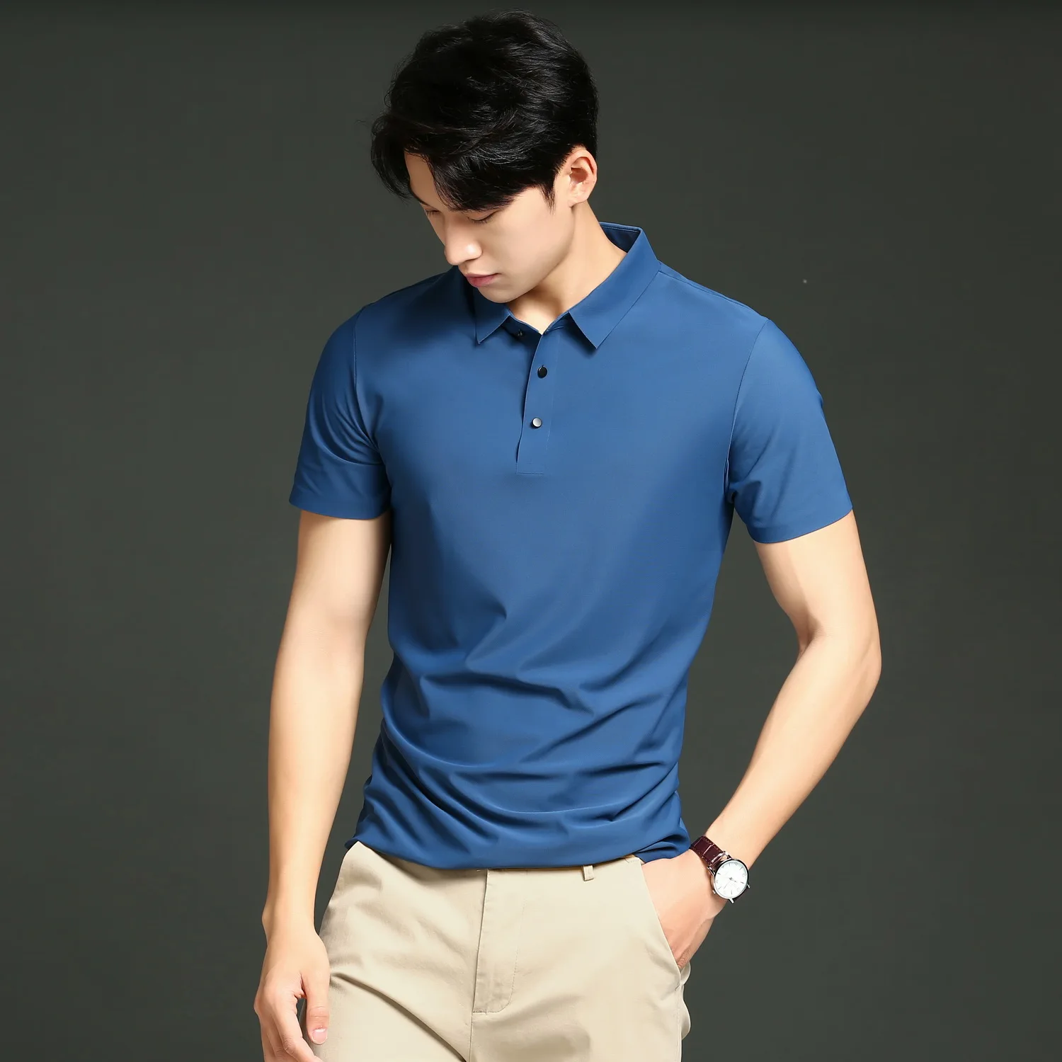 For 2024 Summer High Quality Men Ice Silk Classic