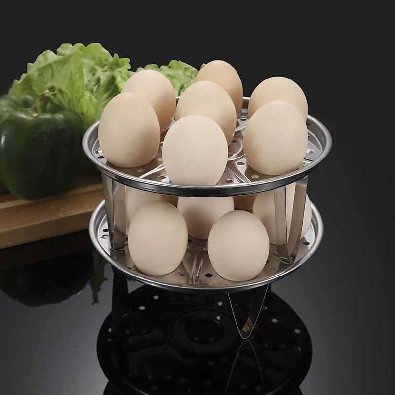 		Stainless Steel Quick Egg Steamer Rack	