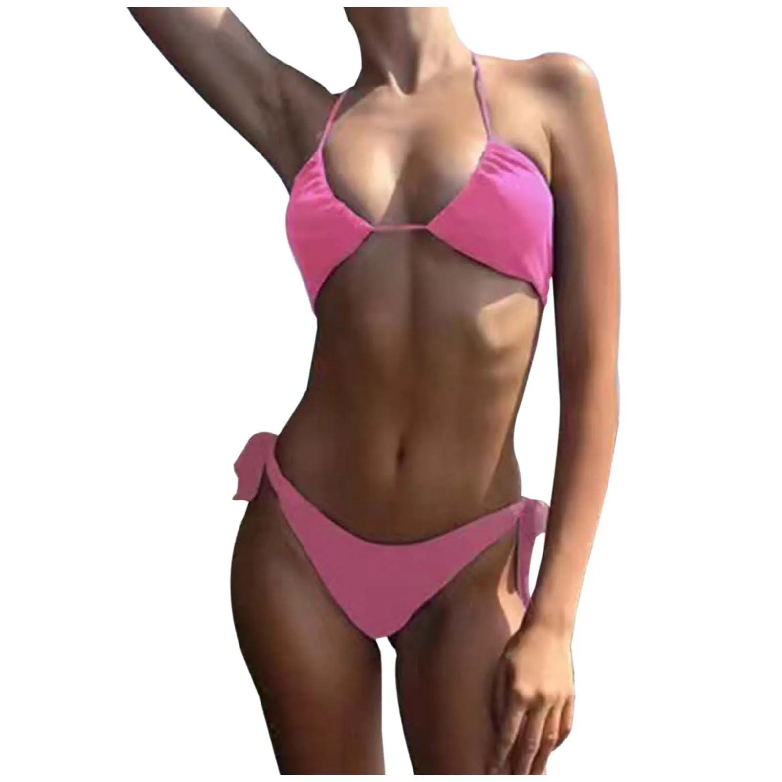Tan-through Bikini Set Beach Style 2024