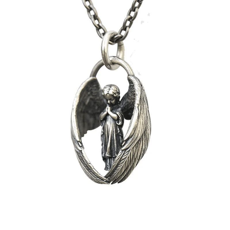 Last Day Promotion 50% – Praying Angel Pendant Necklace – You Are My Angel.