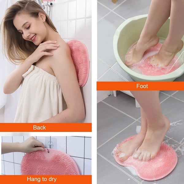 Shower-foot & Back-scrubber Massage Pad