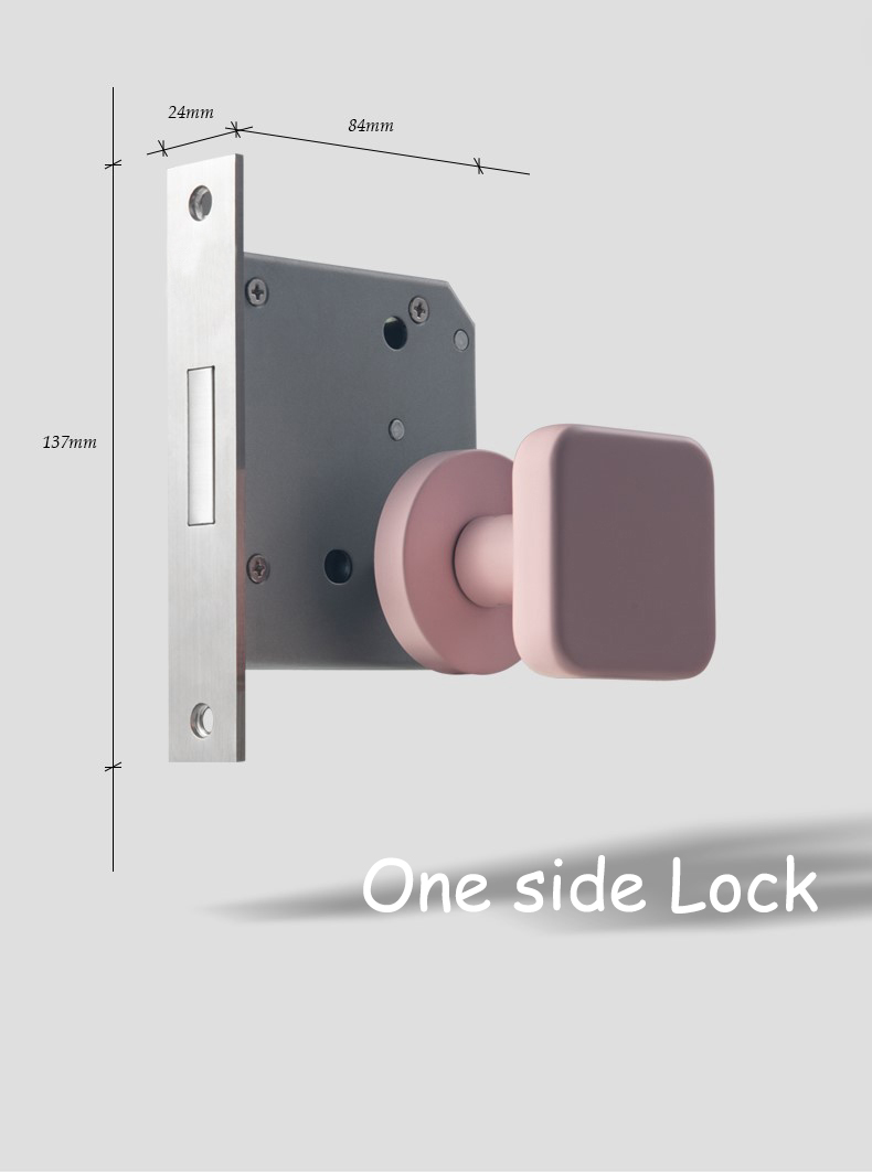 		Invisible Security Door Knob Lock	