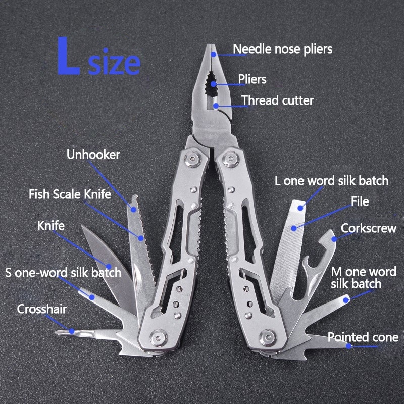 14-in-1 Steel Super Foldable Multitool