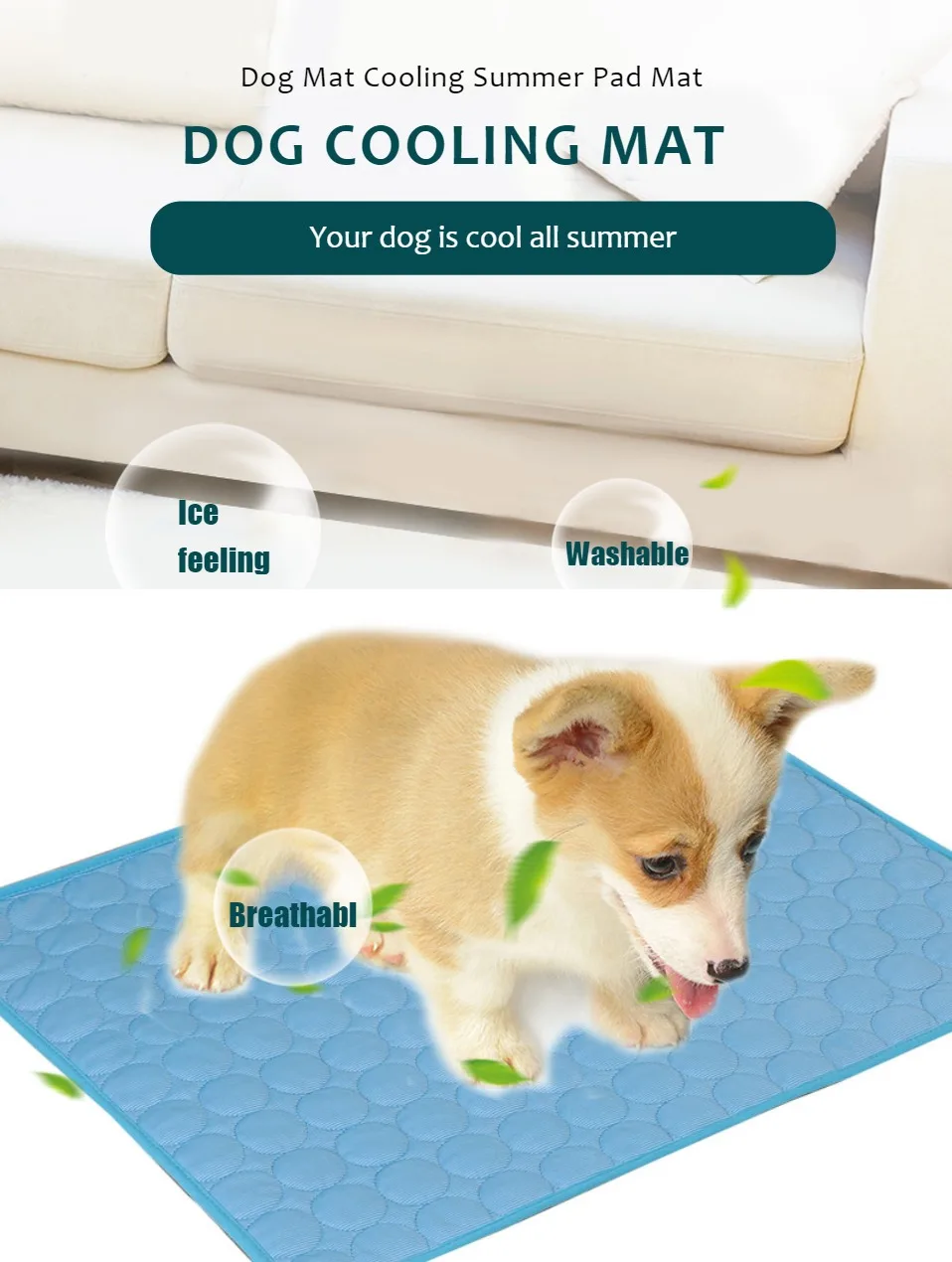 Pawslover™ Pet Cooling Summer Mat