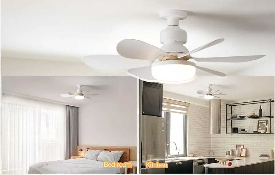 Silent Electric Ceiling Fan-lamp With Remote Control