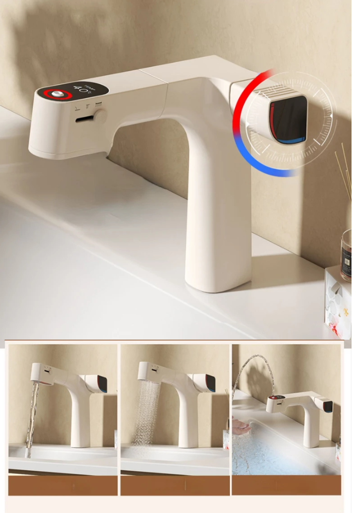 		Clean Water Digital Elegant Pull-out Faucet	
