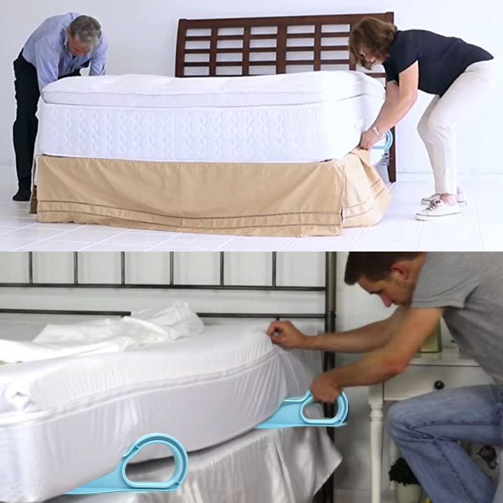Ergonomic Mattress Wedge Elevator – Bed Making & Mattress Lifting Handy Tool Alleviate Back Pain