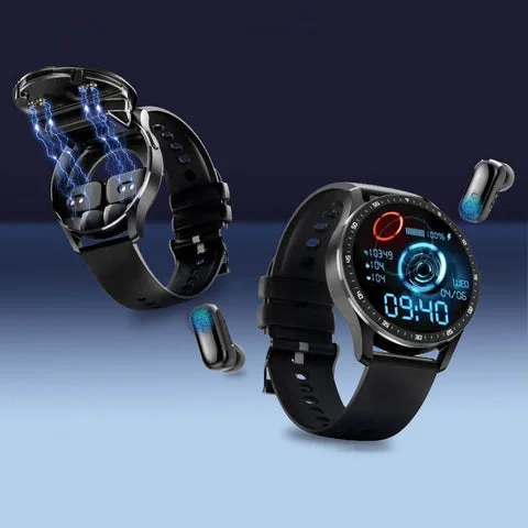 2 In 1 Smartwatch With Earphones