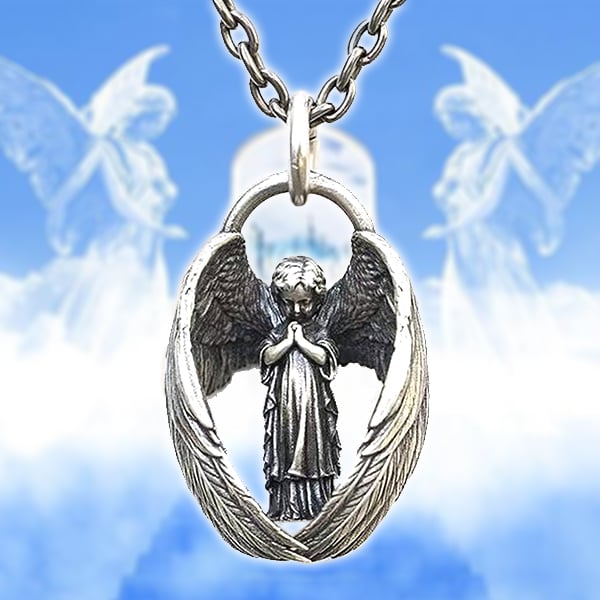 Last Day Promotion 50% – Praying Angel Pendant Necklace – You Are My Angel.