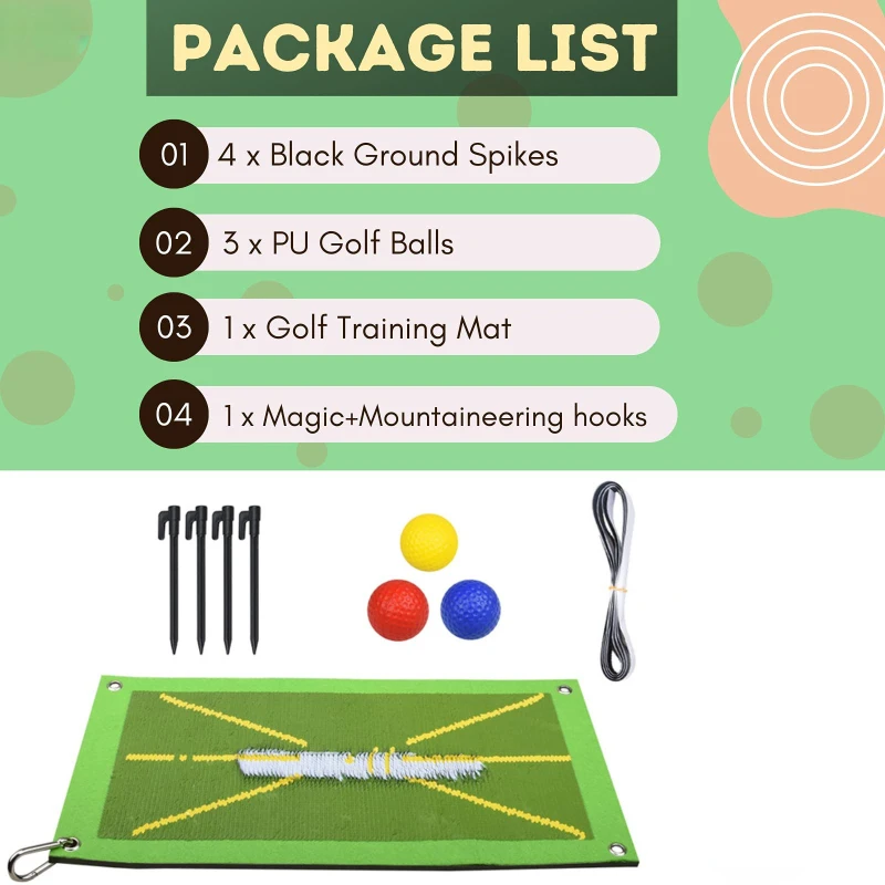 Golf Swing Mat Pro 2.0