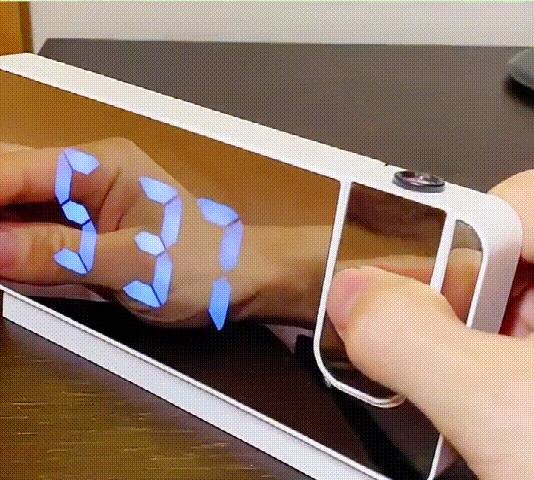 Mirror Projection Alarm Clock