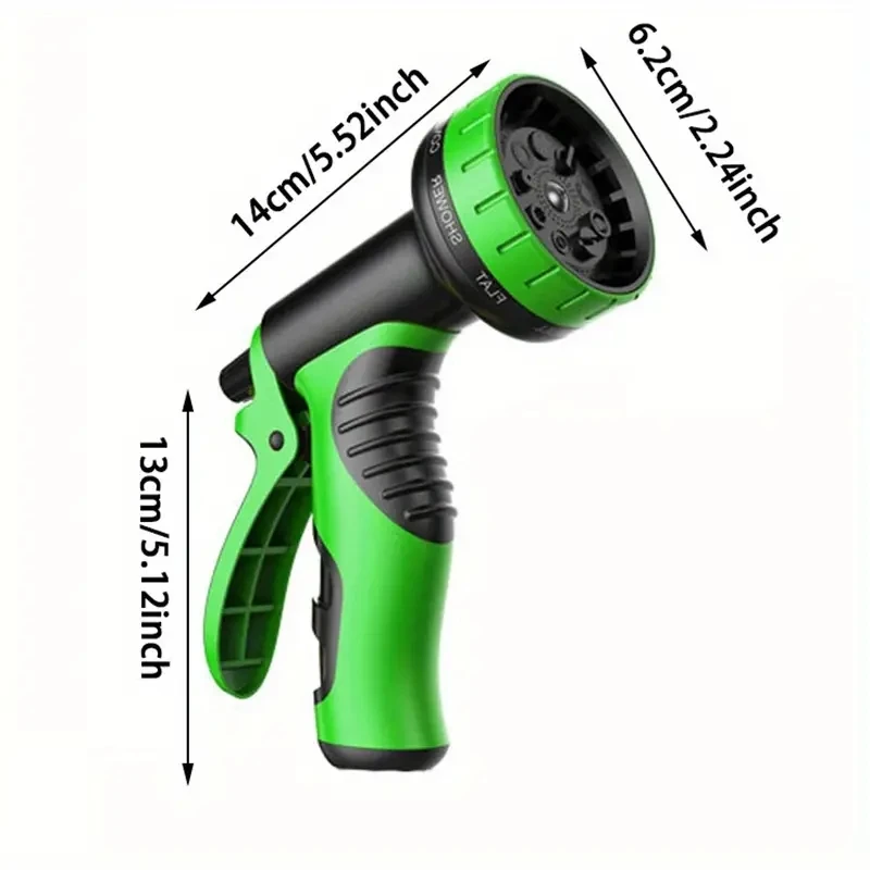 Expandable Garden Hose With 10-function Spray Nozzle - 25 Ft