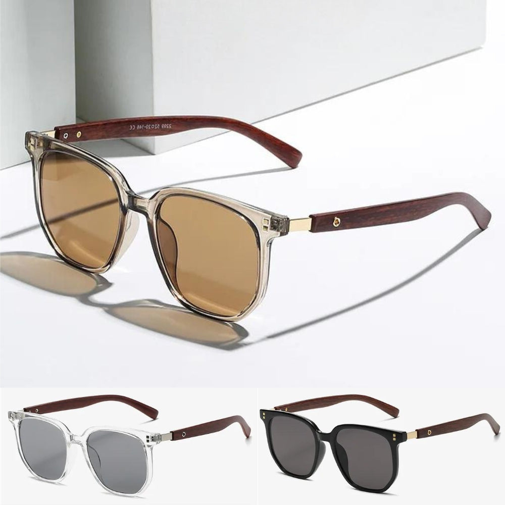 Coastal Wood-grain Sunglasses