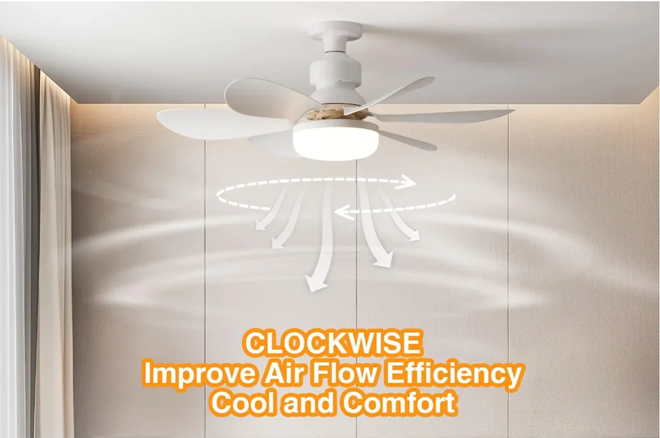 Silent Electric Ceiling Fan-lamp With Remote Control