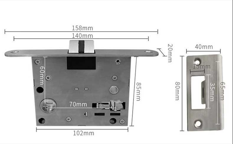 		Modern Style Open Luxury Door Handle Lock	