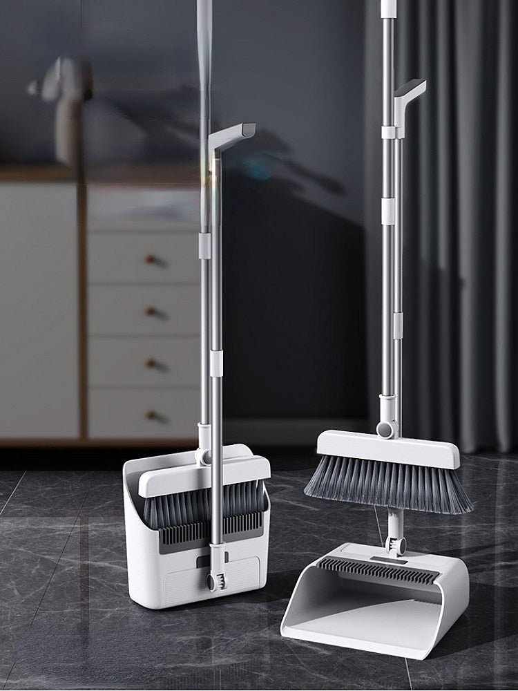 3in1 Quick Clean Extendable Dustpan Set