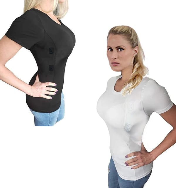 Last Day 60% Off – Men/women’s Concealed Leather Holster T-shirt