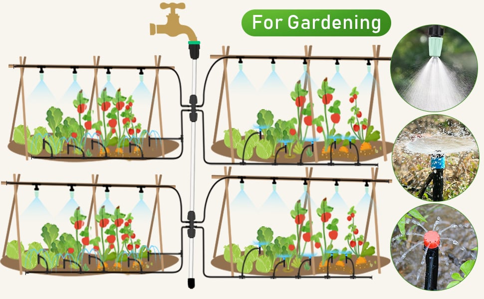 Last Day Promotion 49% Off – Fog Cooled Automatic Irrigation System