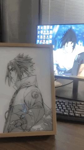 Naruto-led Light Painting