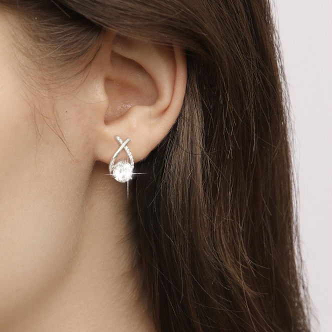 Last Day 50% Off – Diamond Round Stud Earrings
