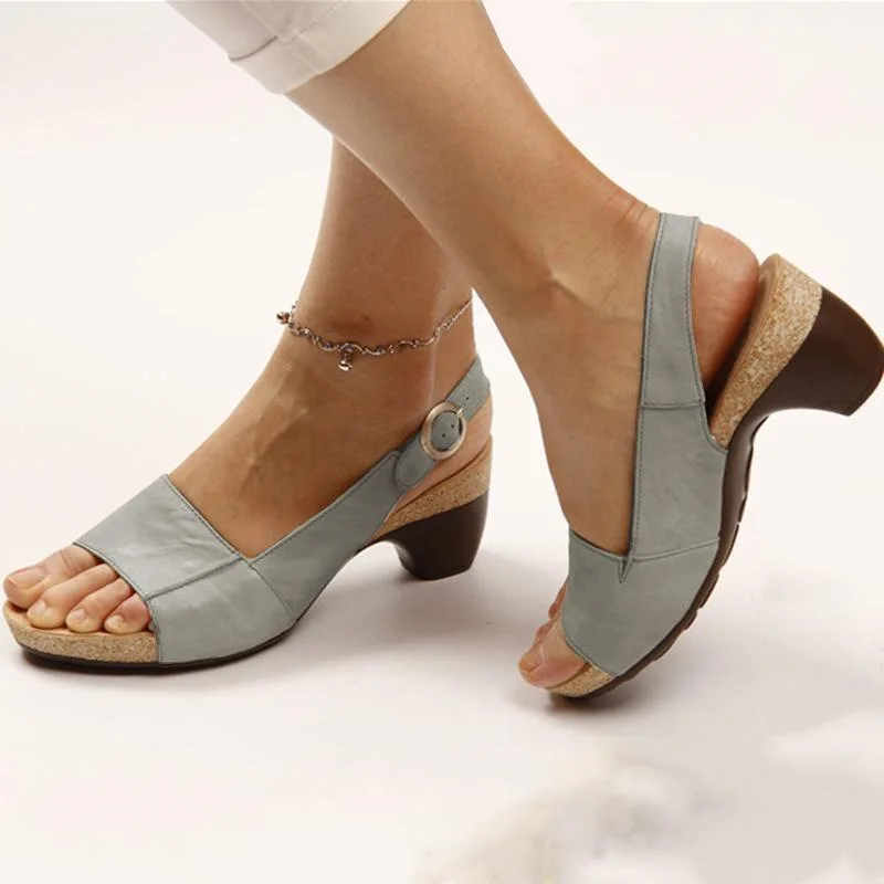 Women’s Elegant Low Chunky Heel Comfy
