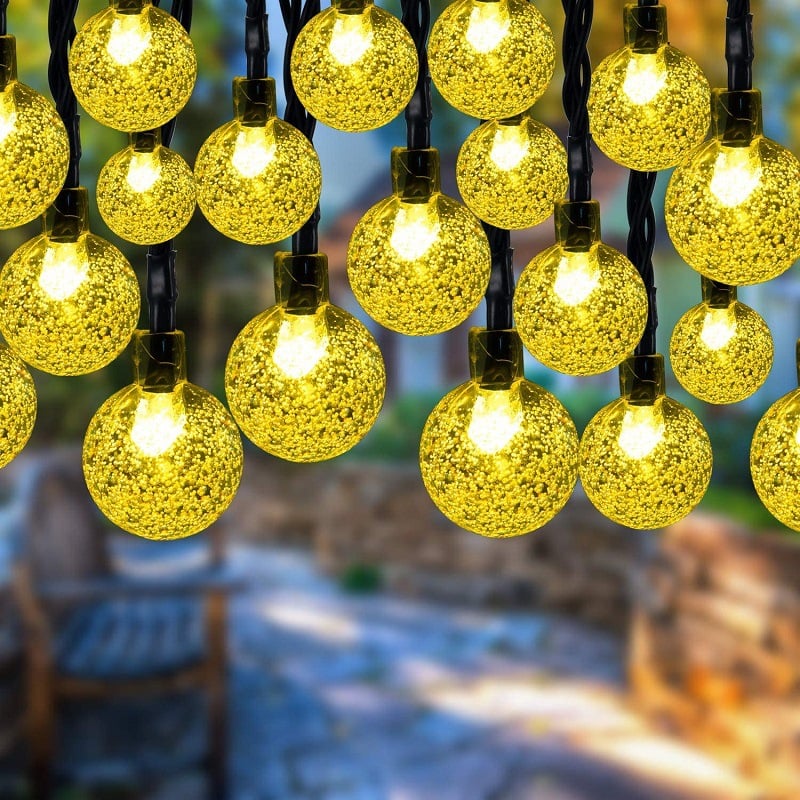 2024 New Outdoor-solar Bubble-balls String Lights