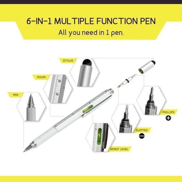 (Hot Sale – 49% Off) 6-in-1 Multi-functional Stylus Pen, Buy 4 Get Extra 20% Off