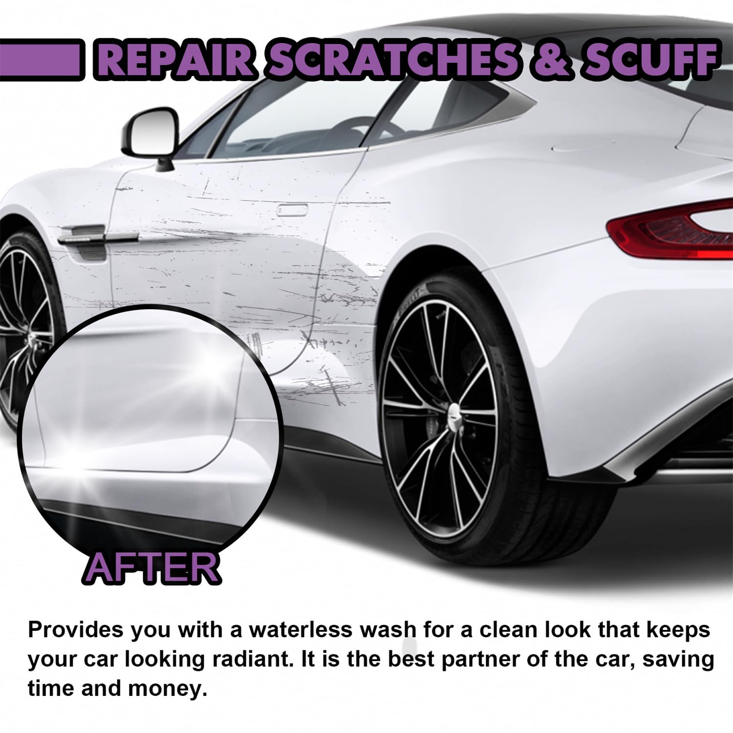 Multi-purpose Nano Foam Cleaner Waterless Wash
