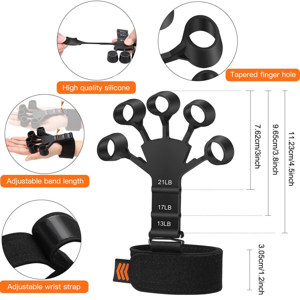 6 Resistant Level Finger-exerciser