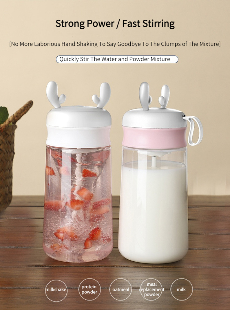 Cute Deer Automatic Self-stirring Cup
