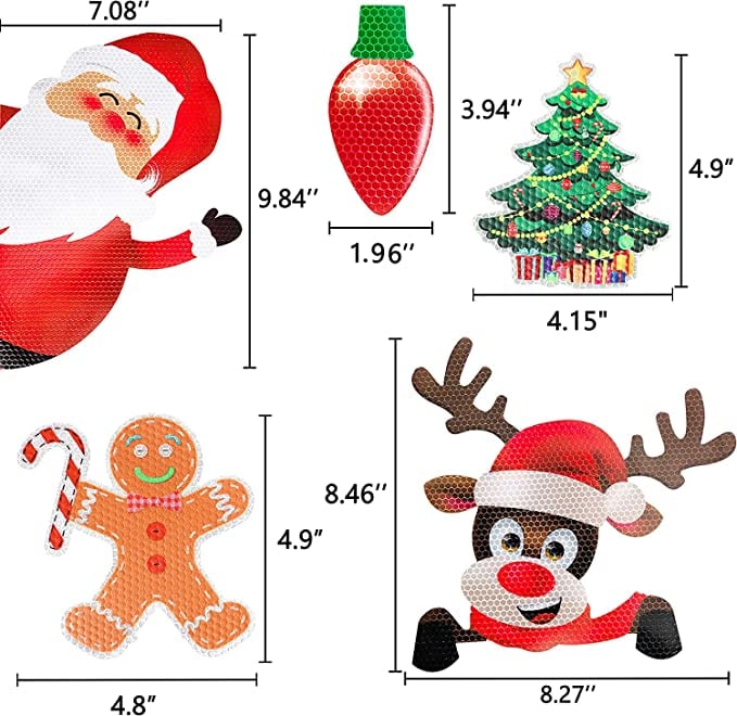 Magnet Reflective Light Bulb Decorations