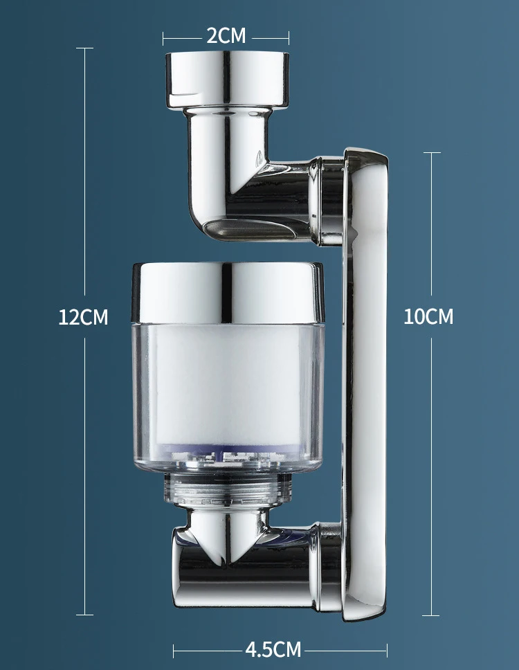 Full Rotating Robot Arm Water Saving Faucet Extender