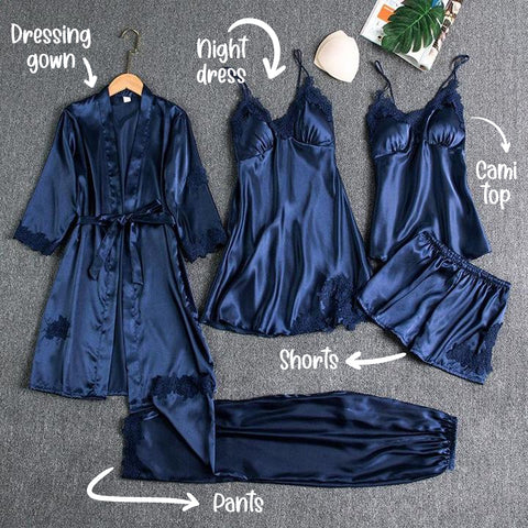 5 Piece Pajama Set