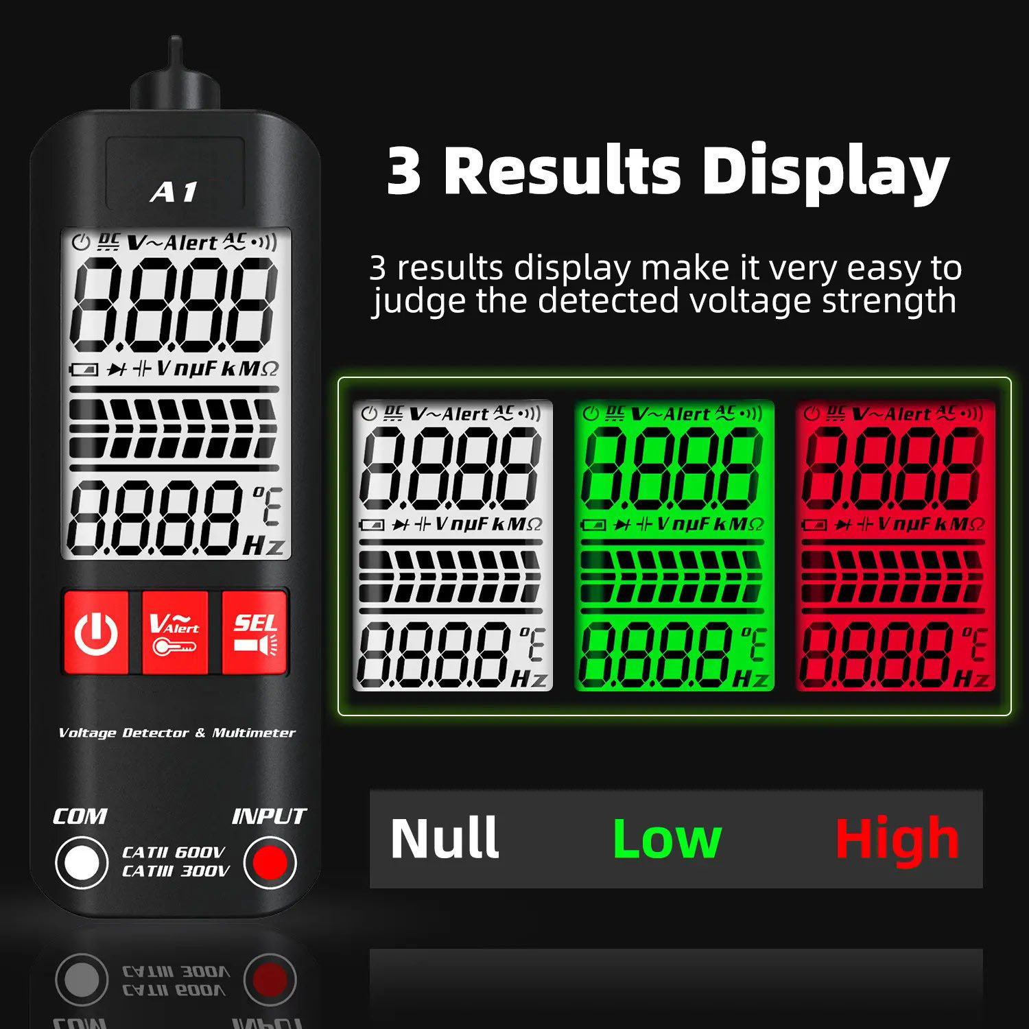 A1 Fully Automatic Anti-burn Intelligent Digital Multimeter