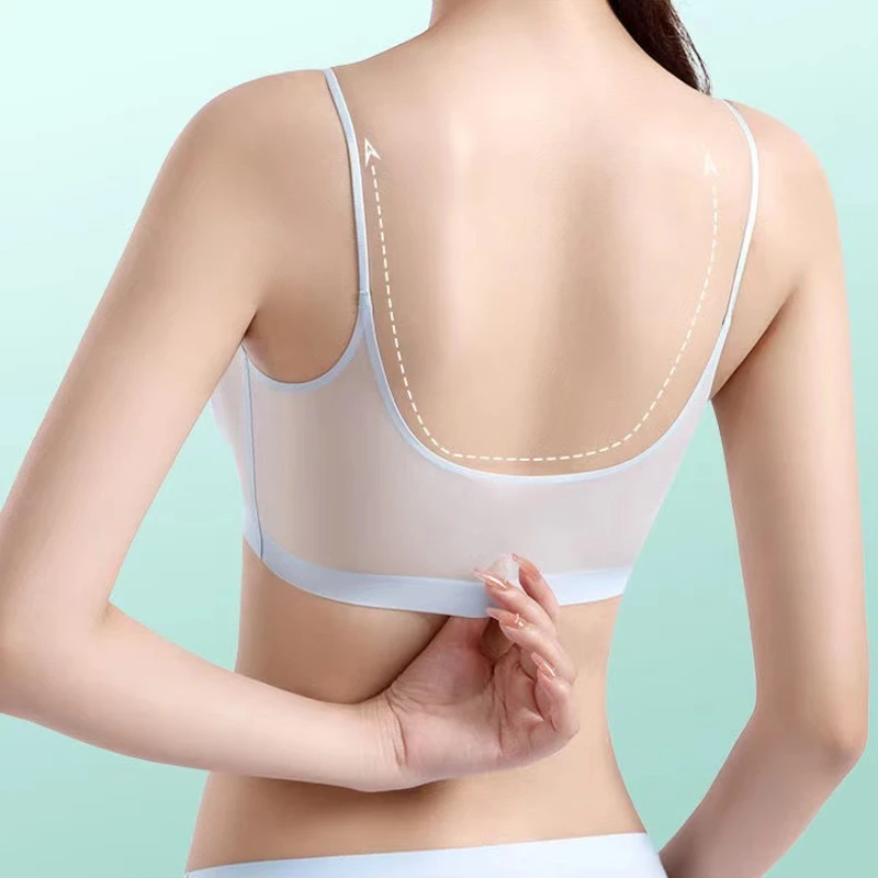 Womens Ultra-thin Size Ice Silk Comfort Bra