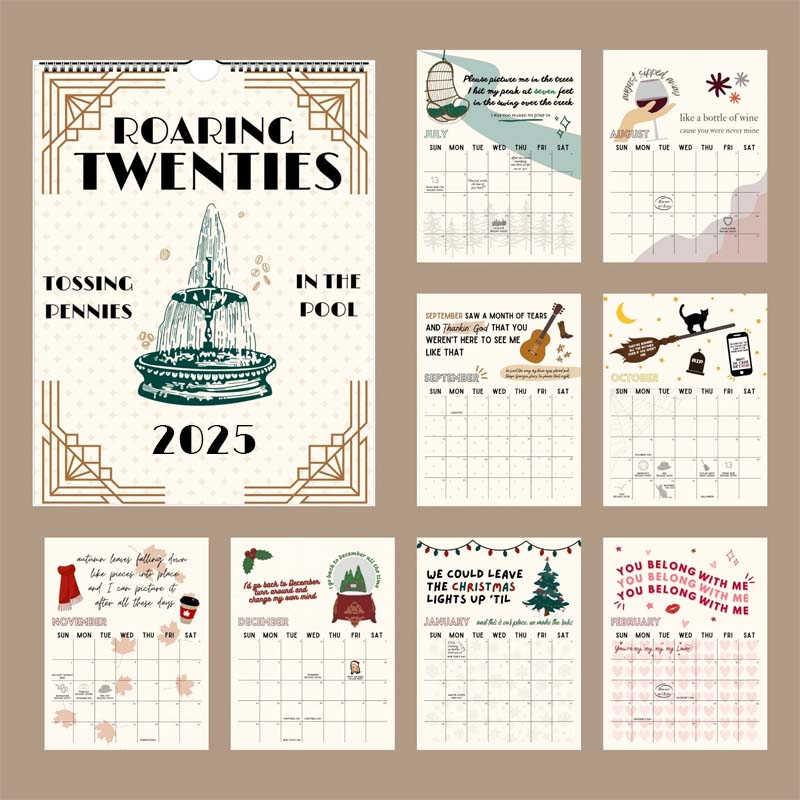 Now We’ve Dropped The 2025 Ts Lyrics Calendar!