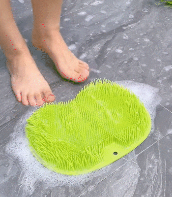 Shower-foot & Back-scrubber Massage Pad