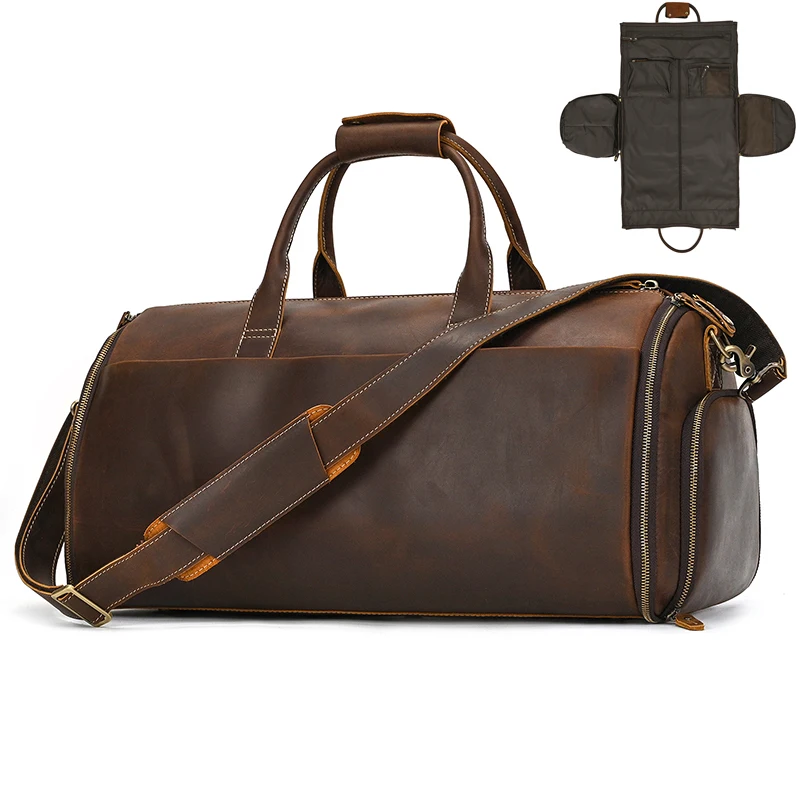 Large Travel Bag - Premium Leather