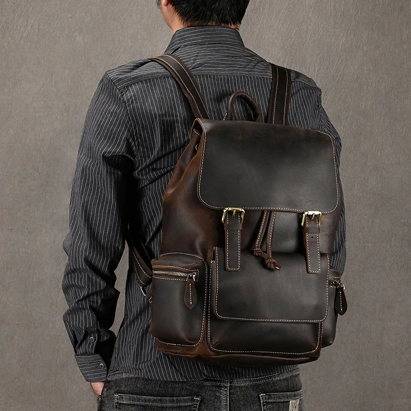 Midland Leather Backpack - Unisex