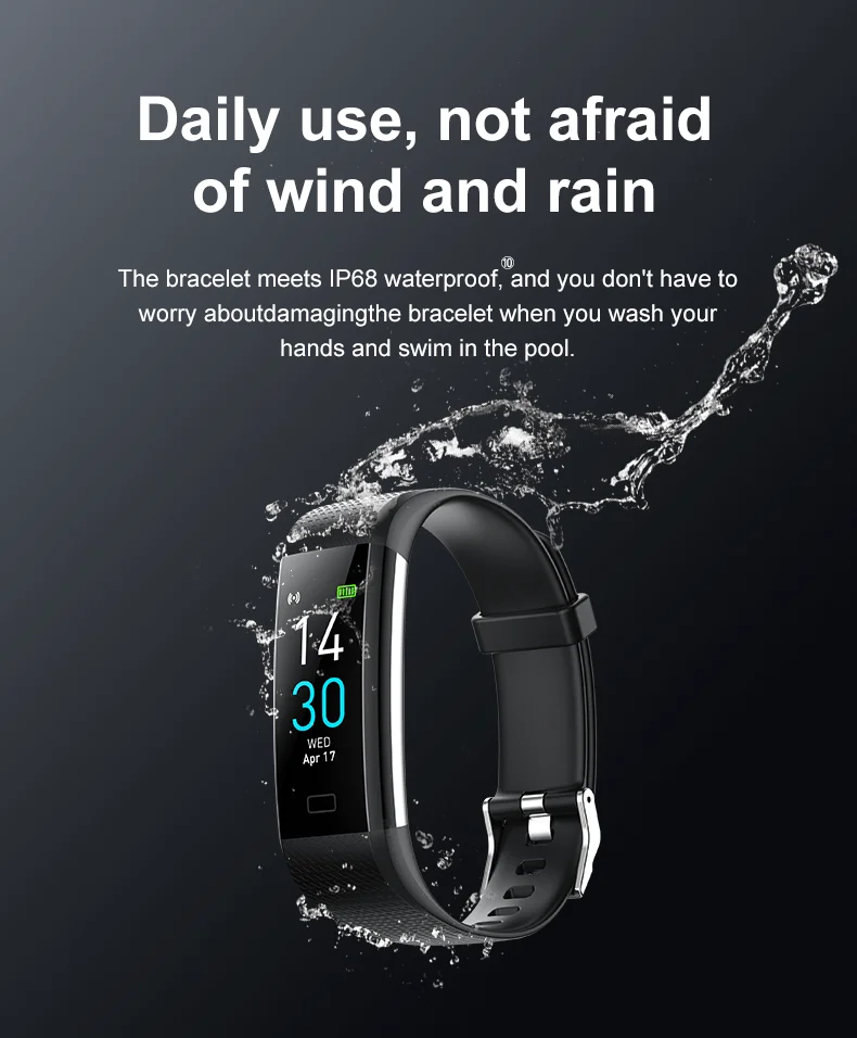 Convenient Blood Pressure Smartwatch And Heart Rate Monitor