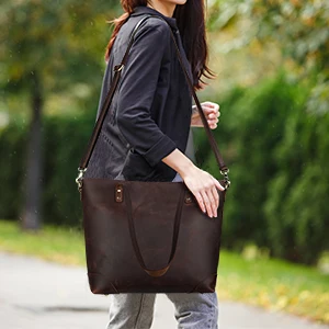 Lepa™ Women Leather Tote Bag