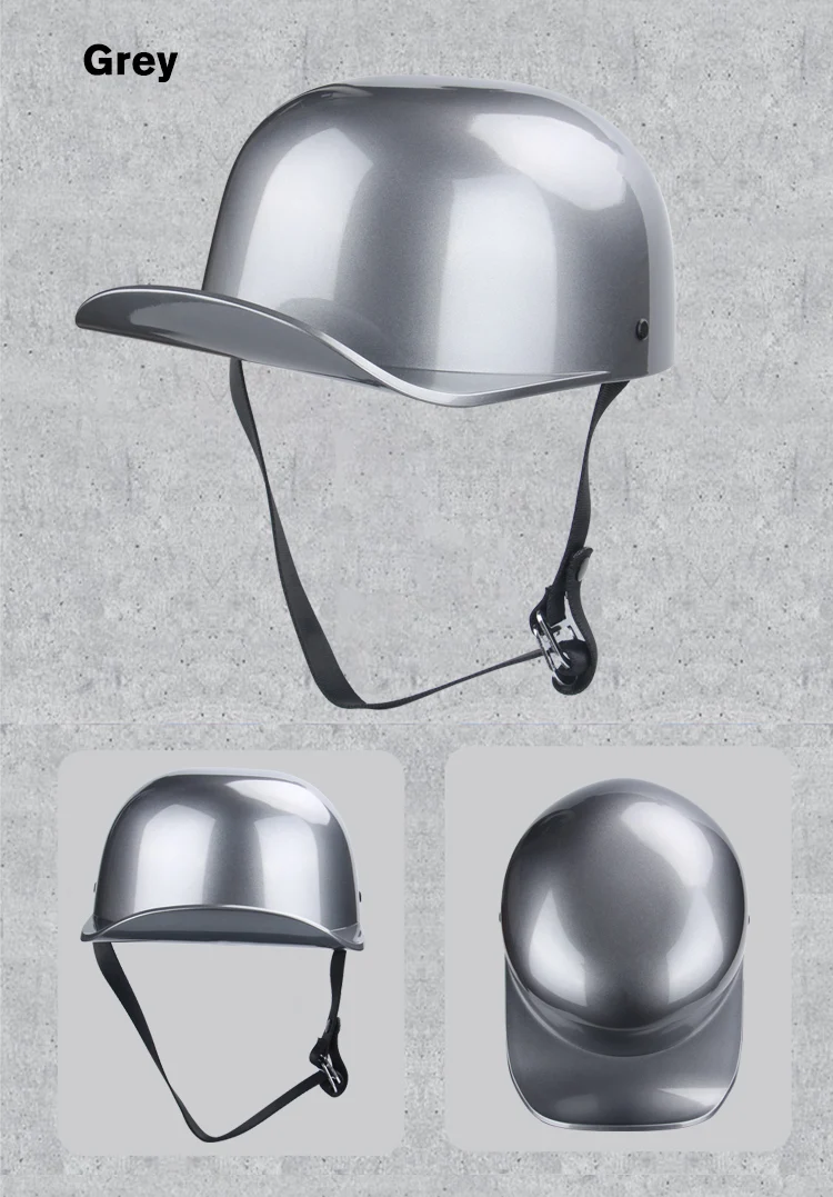 Baseball Cap Style Motorcycle Helmet